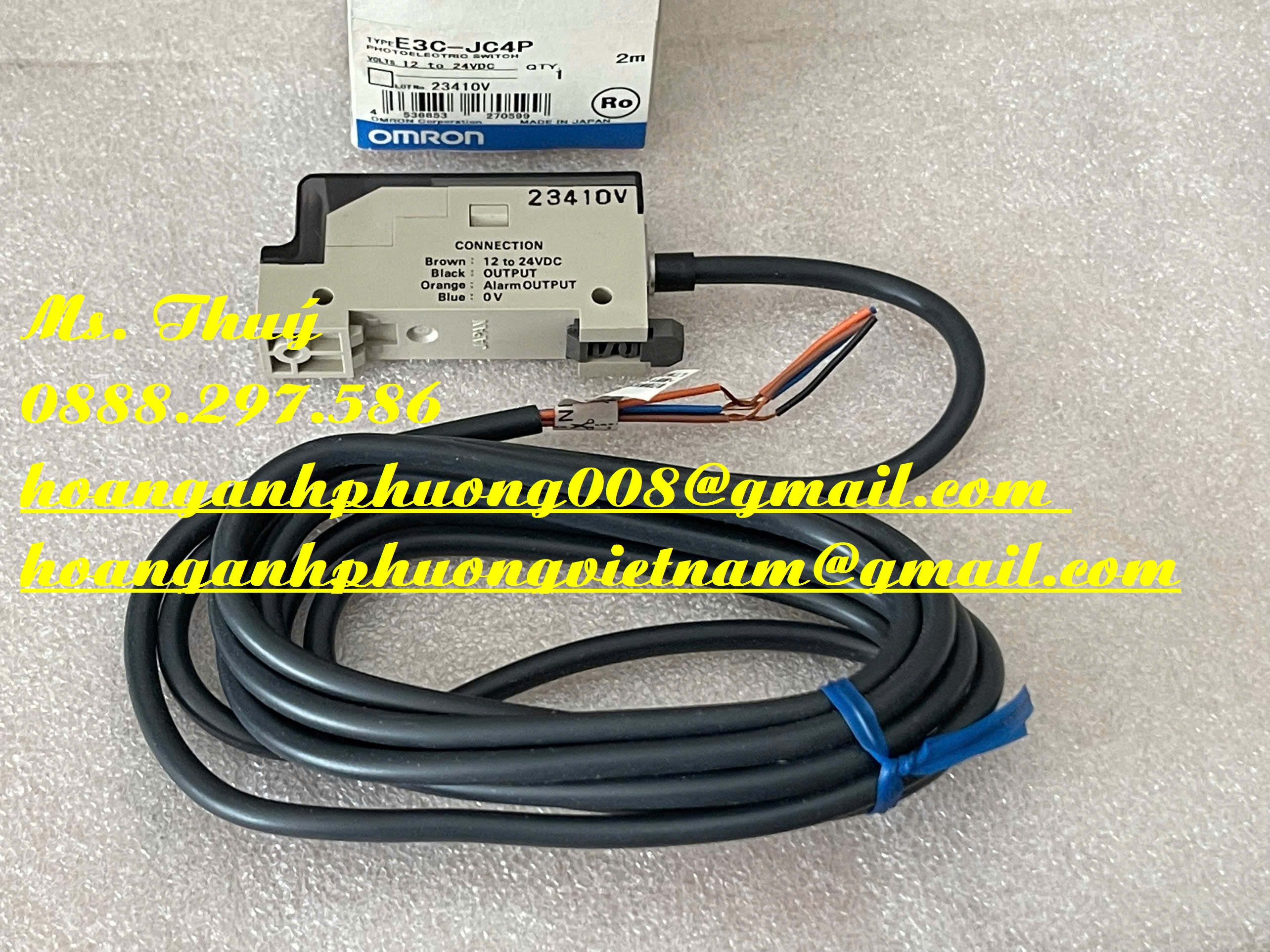 Cảm biến Omron E3C-JC4P - Ổn định, chống rung động và chống shock tốt